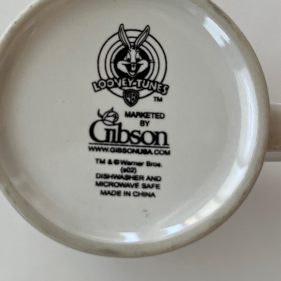 Vintage Looney Tunes Bugs Bunny Pink Multicolored Ceramic Coffee Mug - Picture 5 of 6